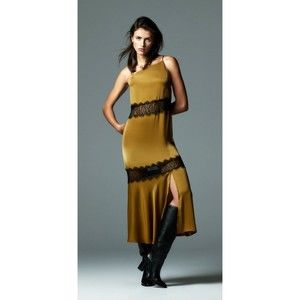 Zara Lace Silky Slip Dress Sz. S NWT